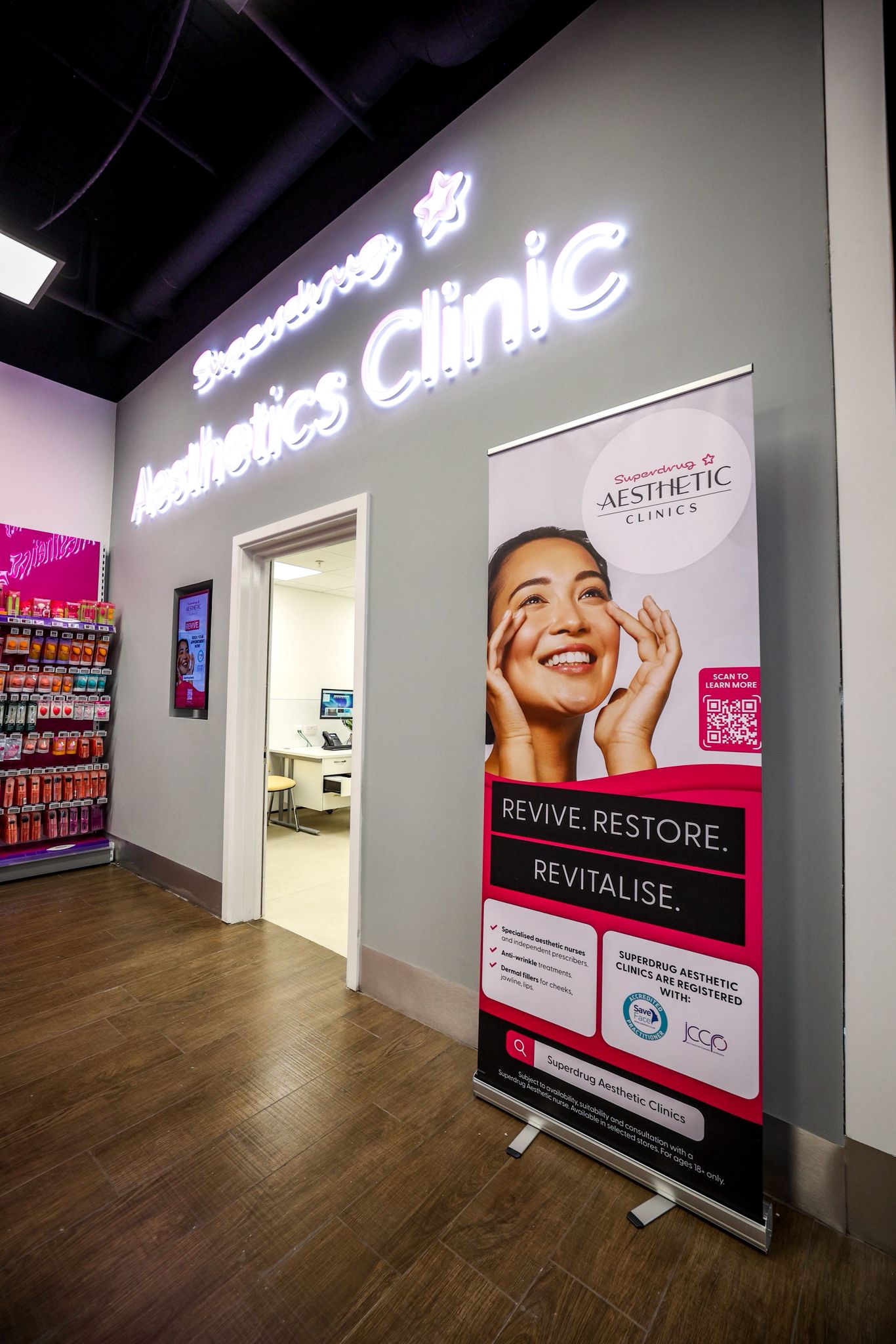 Superdrug Aesthetics clinic room